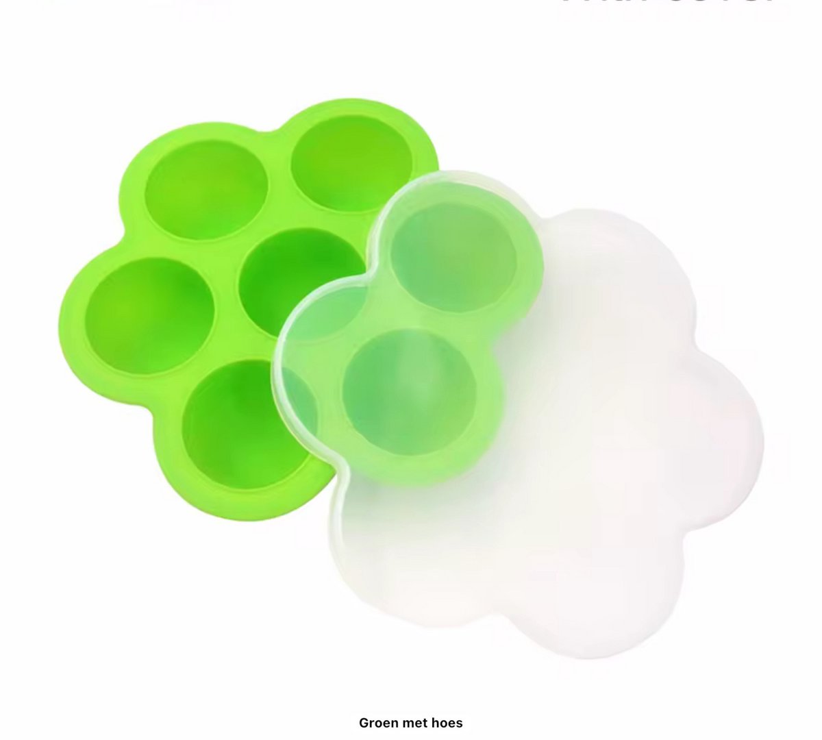 TSD goods Bewaarbakje Babyvoeding Groen - Baby Diepvriesbakjes - Babyvoeding Accessoires - Baby IJsblokjes