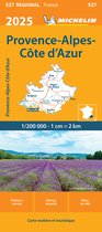 Regionale kaarten Michelin - Michelin 527 Provence, Cote-d'Azur 2025
