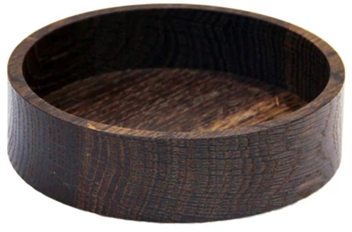 Lind DNA wood box circle S D11cm H3cm smoked oak
