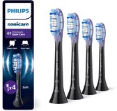 Bol.com Philips Sonicare Premium GumCare G3 – Opzetborstels voor Elektrische Tandenborstel – Zwart – Verpakking van 4 - Gevoelig... aanbieding