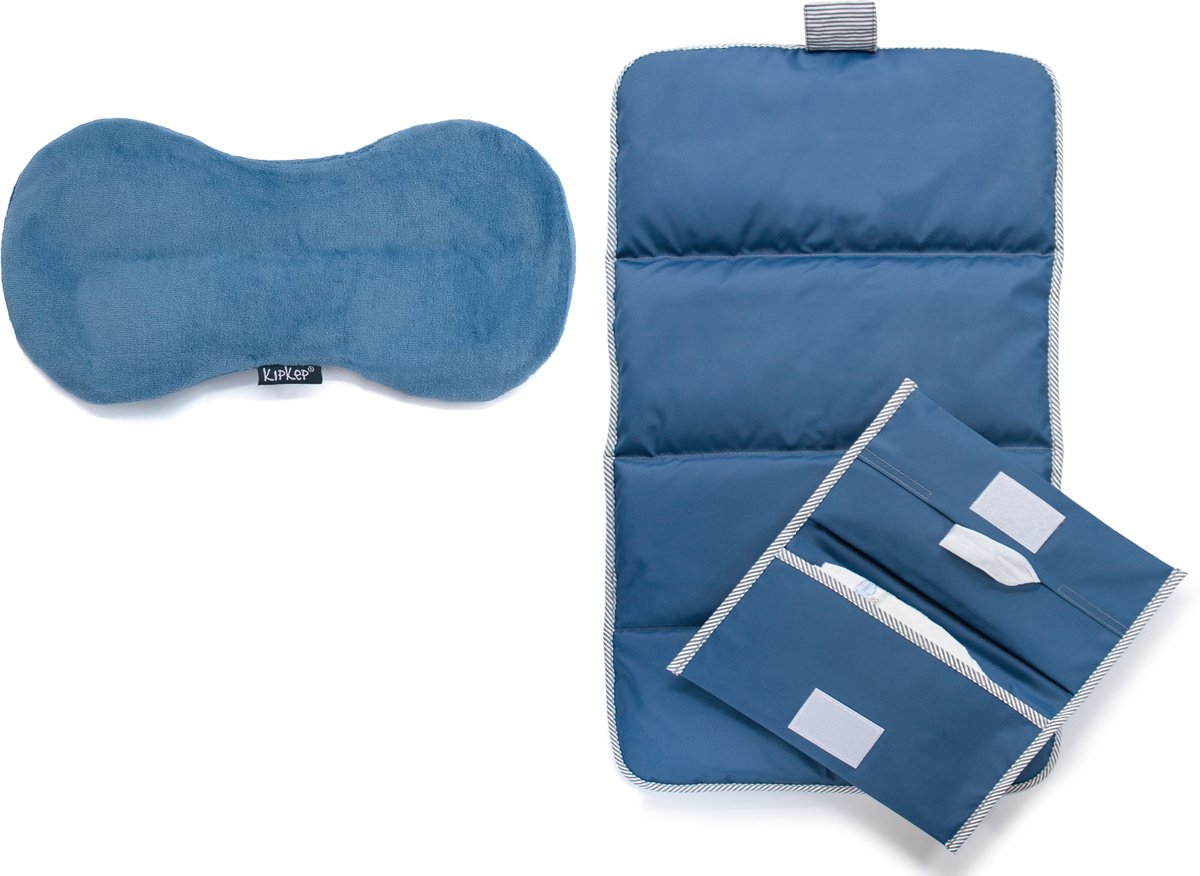 Package deal: Woller warmtekussen + Napper Combi-set - Denim Blue - Blauw - Buikkrampen - verzorging