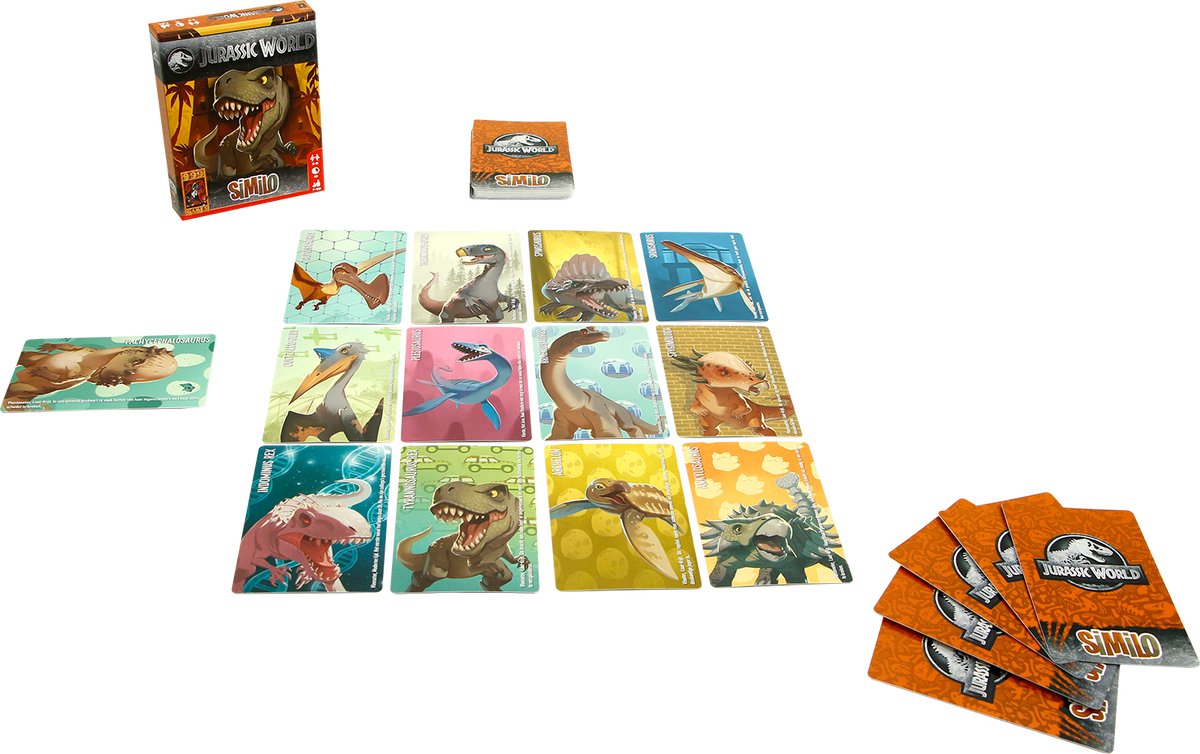 999 Games Similo: Jurassic World – coöperatief dinosaurus kaartspel thumbnail 4