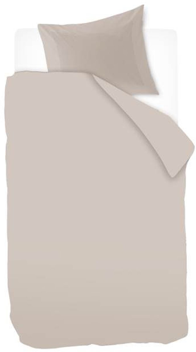 Ivorlyn Atlanta Dekbedovertrek - Eenpersoons - 140x200/220 cm - Taupe
