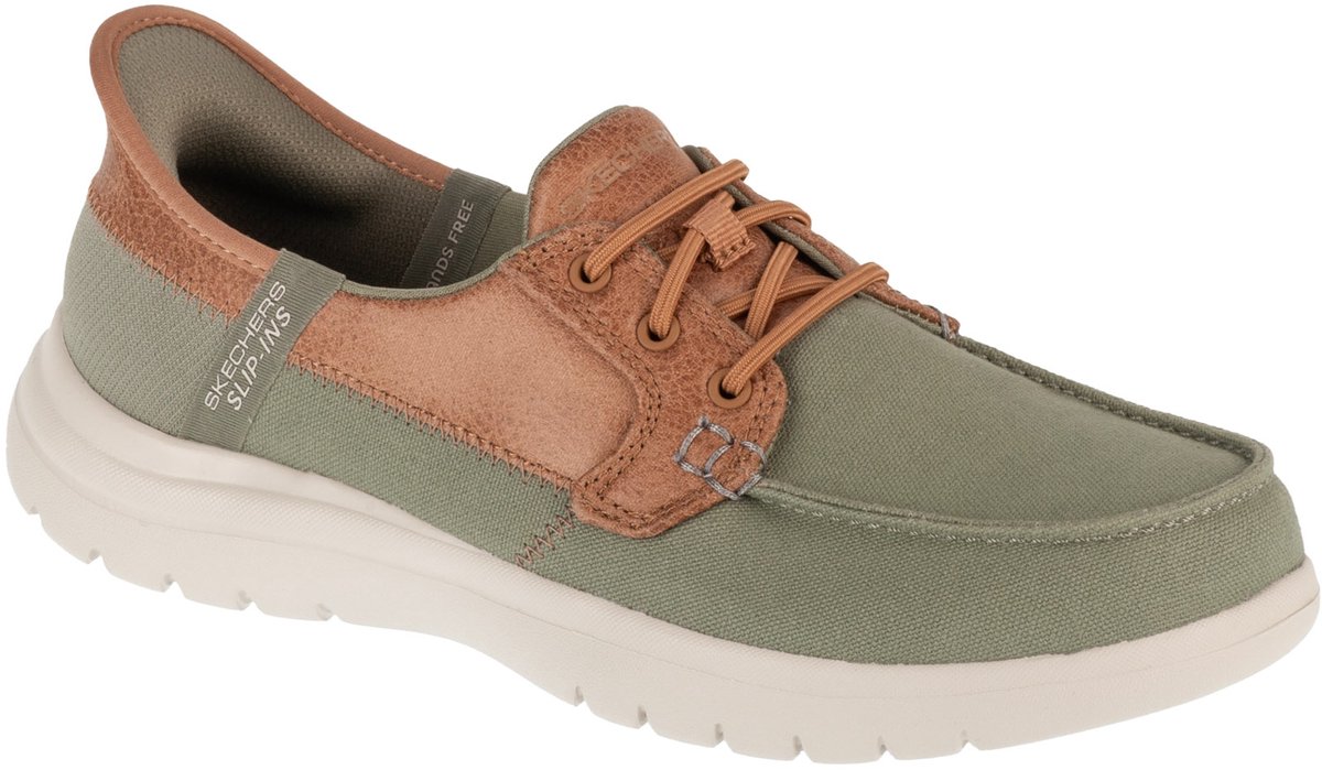 Skechers Dames Instappers - On-The-Go Flex, Groen, Maat 37.5