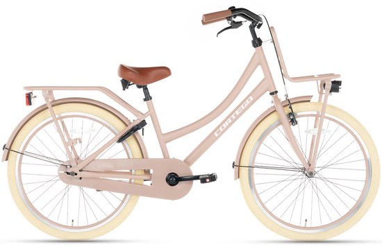FQQF JOYSTAR Kinderfiets, 16 inch, voor kinderen van 4 tot 6 jaar, peuterfiets met trainingswielen en handremmen, voor kinderen van 4-6 jaar, paars