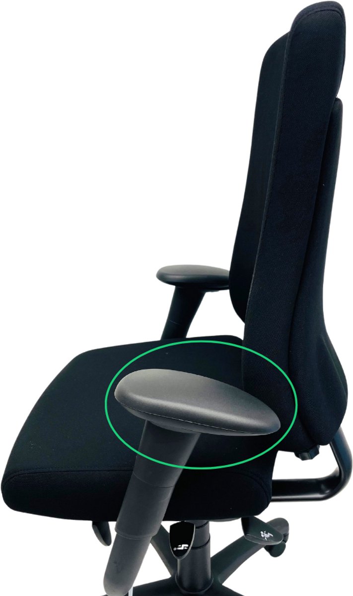 Jetchair - Armleuning Armpad geschikt voor BMA Axia Pro - Armleuningen - Geschikt voor bureaustoel BMA Axia Pro - Opdek - Nieuw - 1 Stuk