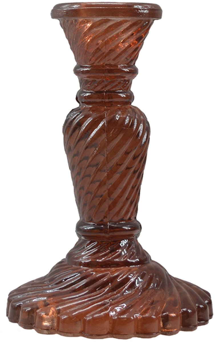 by Mooss - Kandelaar - Glas - Kaanch - Brown - 16cm - Trendy