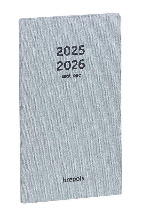 Brepols agenda 2026 - 16Maanden - Interplan - NATURE - Schoolagenda - 1 week op 2 pagina's - Linnen omslag - Weekoverzicht - Groen - 9 x 16 cm - september 2025 tm december 2026