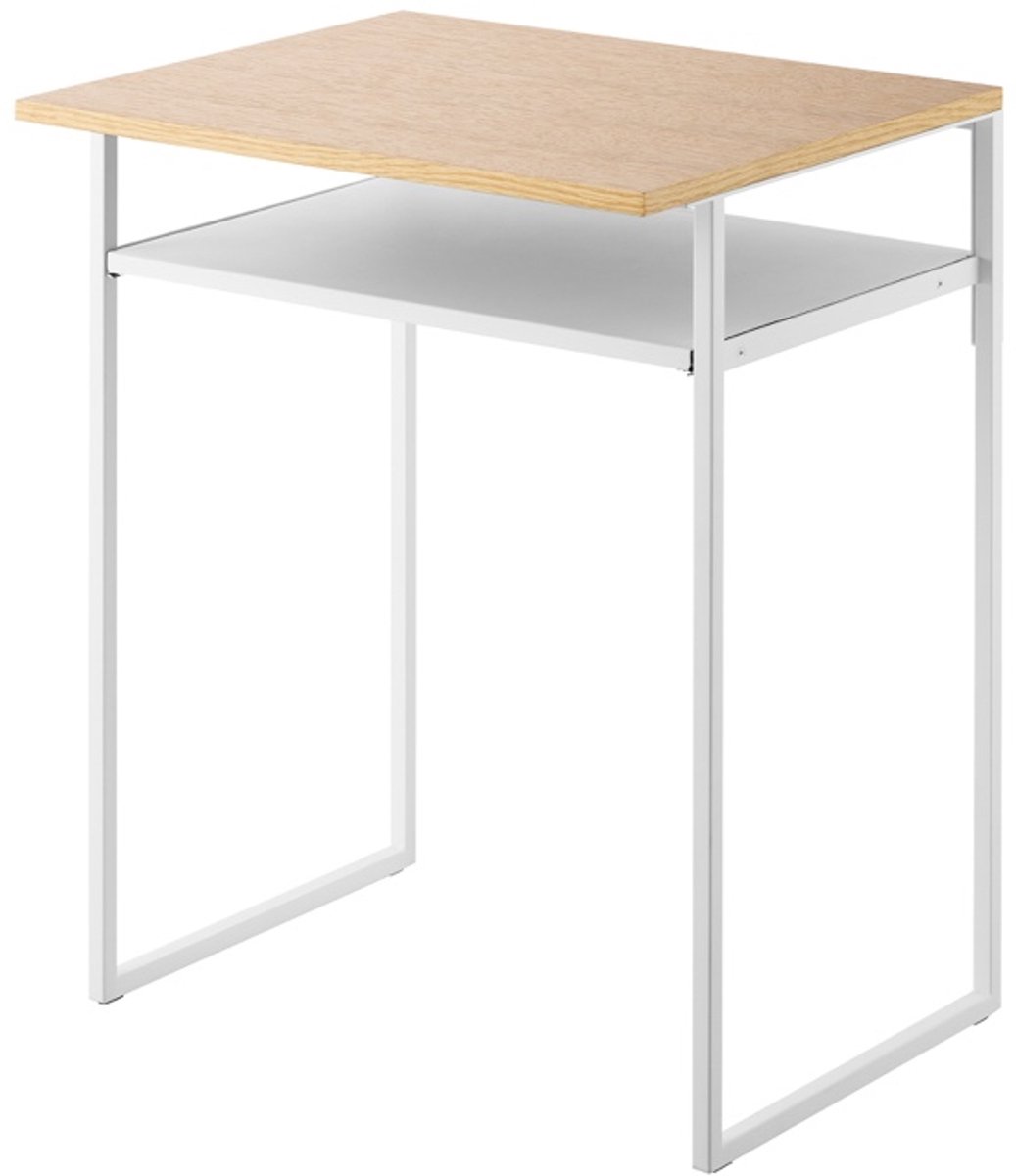 Yamazaki Bijzettafel met Lade - Tower - Wit