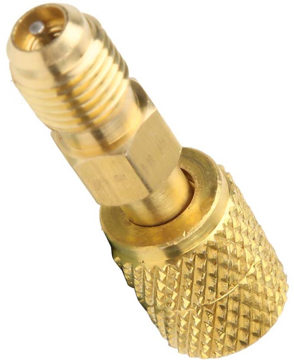Adapter 1/4 inch Sae naar 5/16 inch Sae voor HVAC slangconnector - R410A A/C