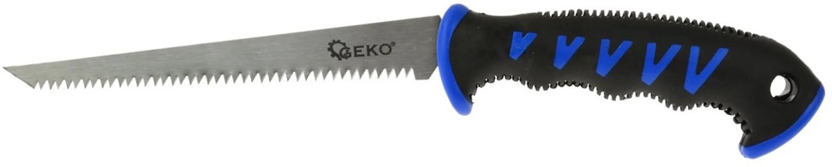 GEKO Zaag voor gipsplaat - 150 mm - Ergonomische handgreep - 65Mn staal - 7 TPI
