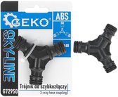 GEKO 3-weg slangverdeler - weerbestendig - eenvoudig te installeren - universele compatibiliteit