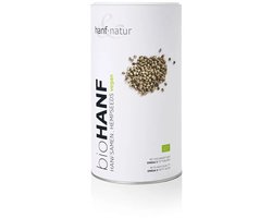 Hanf Natur - Hennepzaad Ongepeld Biologisch – 1KG – Rijk aan Eiwitten & Vezels – Vegan Superfood voor Smoothies, Brood & Ontbijt