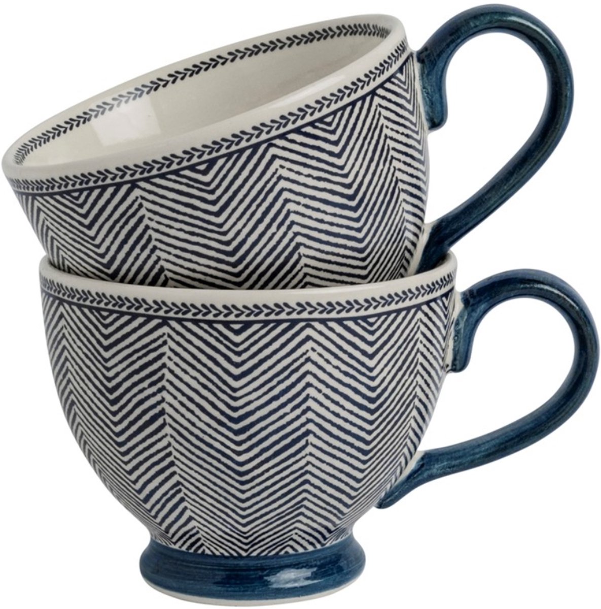 Laura Ashley Hedingham Collectables - Giftset 2 Mokken Edwin Blue 43 cl.