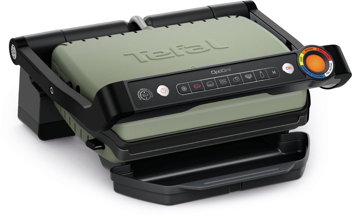Tefal OptiGrill GC71EL Intelligente contactgrill - Keramische platen - 6 automatische programma's
