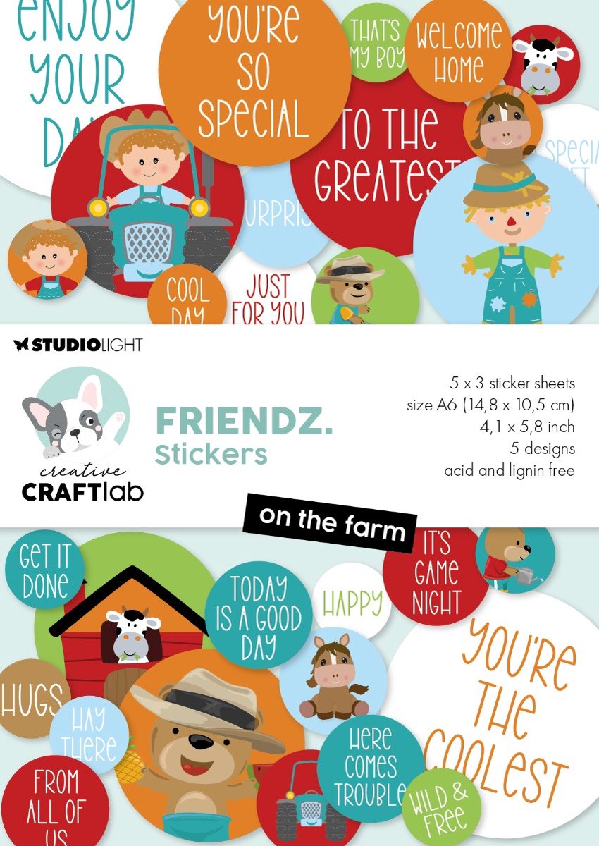 Sticker pad On the farm - Friendz nr. 38