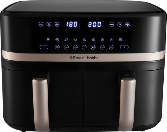 Russell Hobbs Satisfry Dual Basket 9L Airfryer - Heteluchtfriteuse - 27680-56