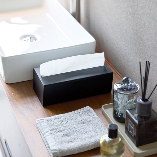 Tower à mouchoirs verticale Yamazaki - Tour - Zwart