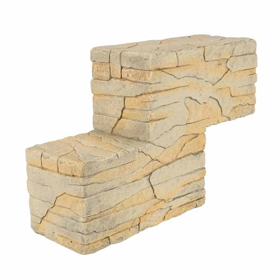 Bloc de construction Combo Rock 3 28x9x18,5cm beige