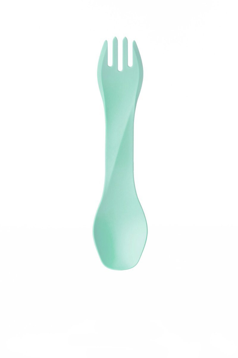 Human Gear - GoBites BIO - Herbruikbaar - Bestek - Spork - Mint - campingbestek