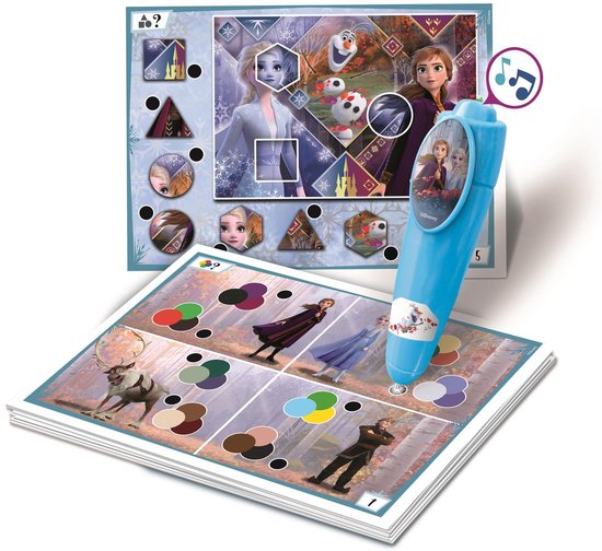 Clementoni - Quizzy - Disney Frozen - Educatief spel met elektronische pen - vanaf 3 jaar van Clementoni — afbeelding 2