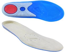 Premium Gel Inlegzolen voor Schoenen – Vermindering van overmatige belasting en verbeterd comfort voor Dagelijks gebruik, Sport en Werk. - Inlegzolen voor Heren & Inlegzolen Vrouwen - Inlegzolen Werkschoenen, Wandelschoenen - Maat: 48 - 49