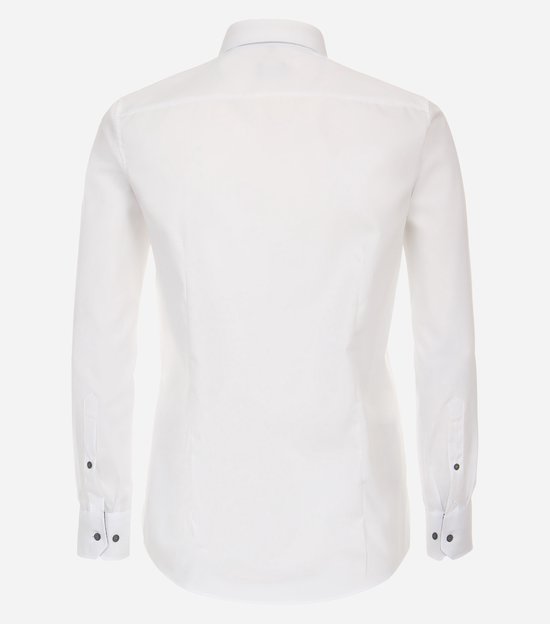 Chemise VENTI modern fit - popeline - blanc - Taille : 40 - Sans repassage - Taille du col : 40
