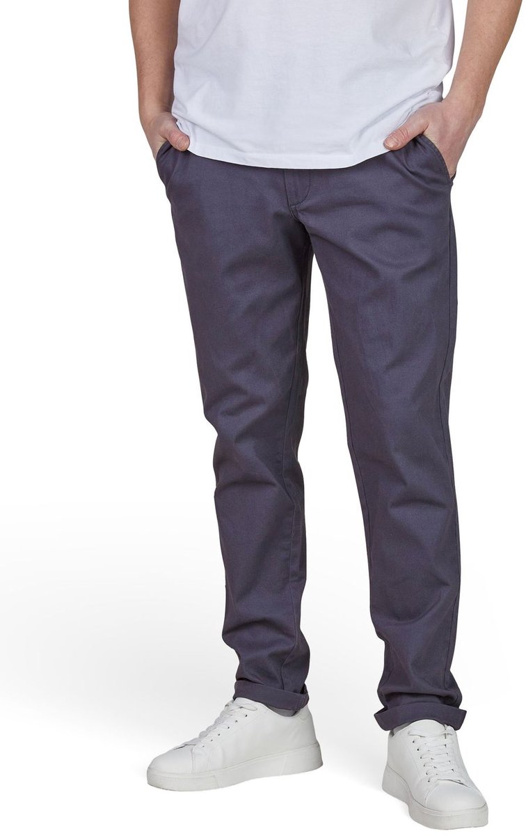 Jack & Jones Heren Chino Broek JAMES JJMITCH slim Blauw Volwassenen chino broek - stofbroek