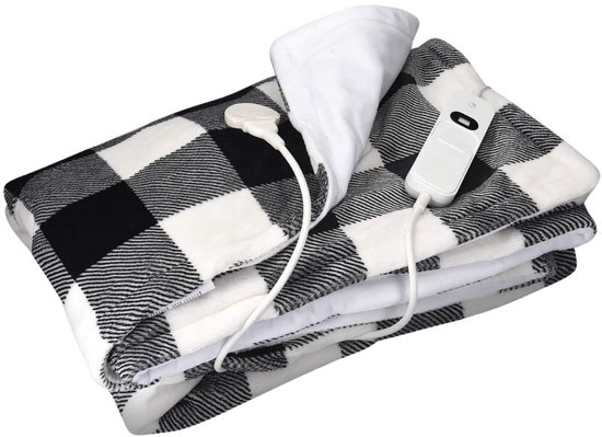 Zylo® Warmtedeken Stoel - Stoelverwarmer - Elektrisch Deken - 180x130x3cm - Zwart
