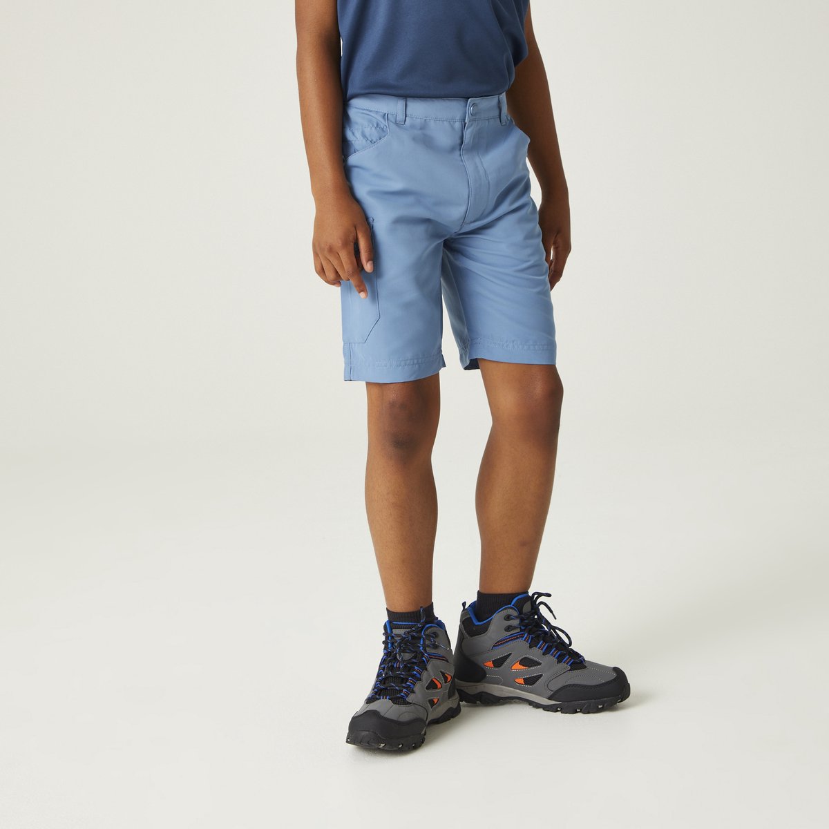 De Sorcer II korte wandelbroek voor kinderen Blauw