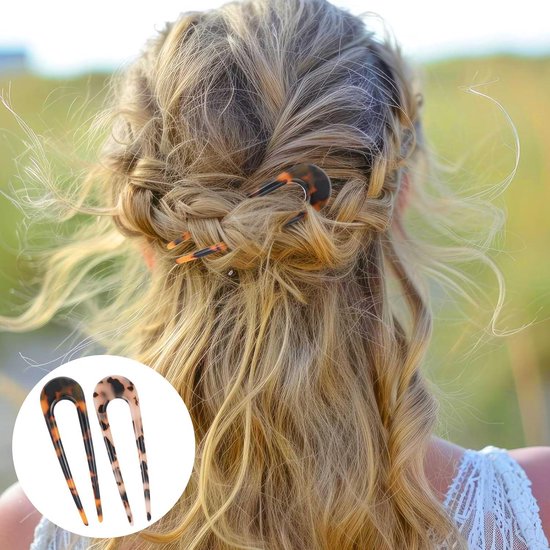 Mbsomnus 3 Stück French Hair Pin Metall Französische Haarnadel 14cm