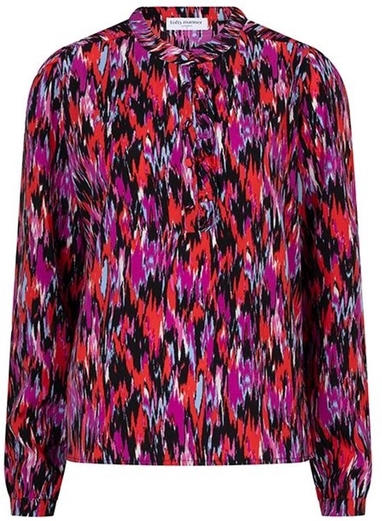 Ofelia Fie blouse blue combi