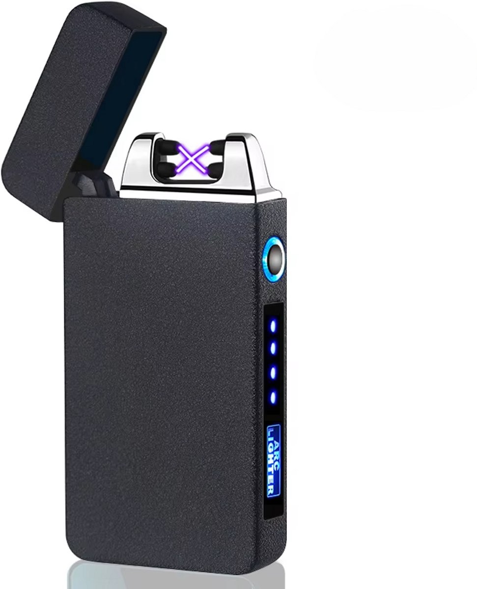THAR - Plasma Aansteker – USB Oplaadbaar – Vuurwerk en Sigaretten Aansteker - Mat Zwart