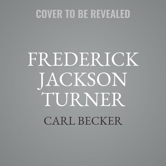 Frederick Jackson Turner - cover