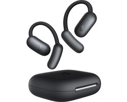 soundcore AeroFit 2 van Anker, open-ear hoofdtelefoon, aanpasbare oorhaak, stevige grip, diepe bas, Hi-Res draadloze audio, 42 uur speeltijd, Bluetooth 5.4, draadloos opladen, IP55, heldere oproepen