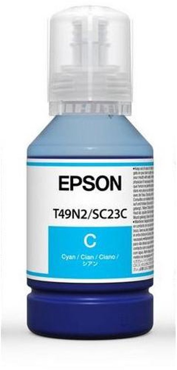 Image of Epson SC-T3100X CYAN - Originele Inktcartridge - 1 stuk - Cyaan
