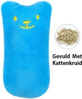 Kattenkruid Knuffeldier | Katten Speelgoed | Catnip | Kattenspeelgoed | BLAUW
