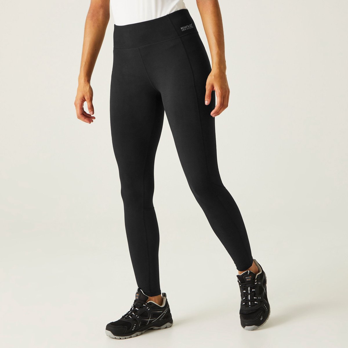 Holeen II fitnessleggings voor dames Zwart
