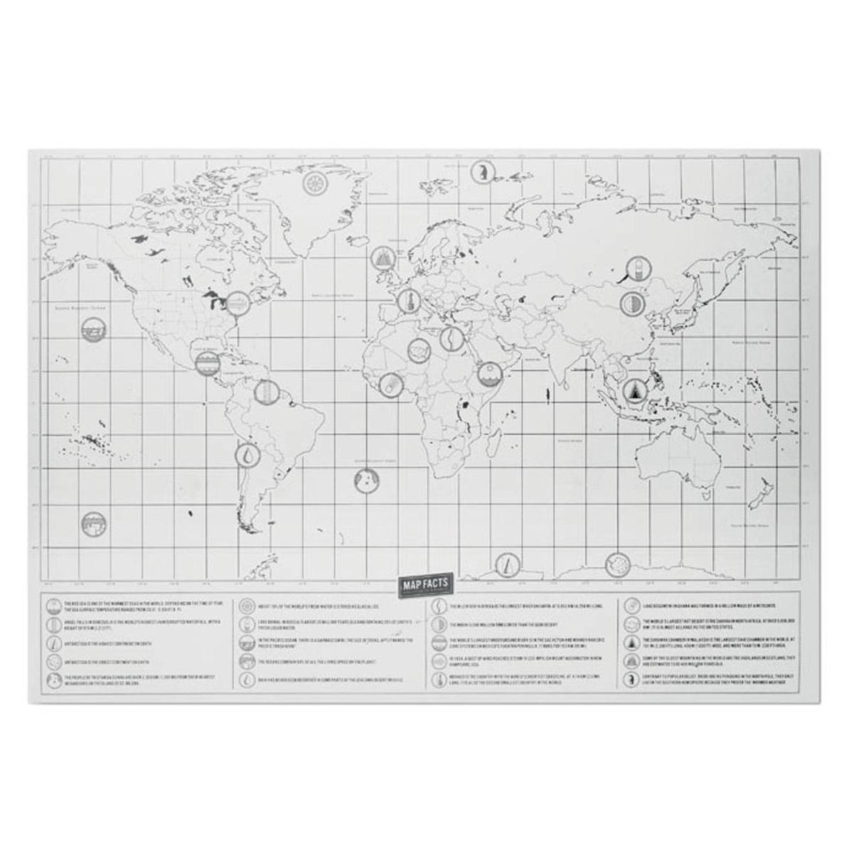 Wereldkaart krassen - Scratch map krassen - World scratch map - Wereld  kraskaart -... | bol.com