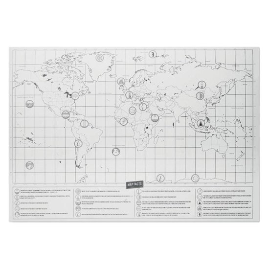 Pool transfusie Beschikbaar Wereldkaart krassen - Scratch map krassen - World scratch map - Wereld  kraskaart -... | bol.com
