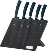 Bol.com Berlinger Haus messenset met magnetische standaard - 6 stuks - metallic aquamarine aanbieding