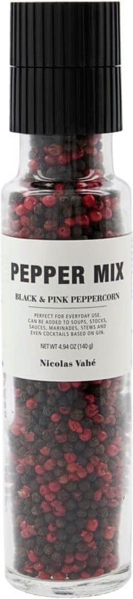 Nicolas Vahe Peper mix molen zwart & roze - 140G