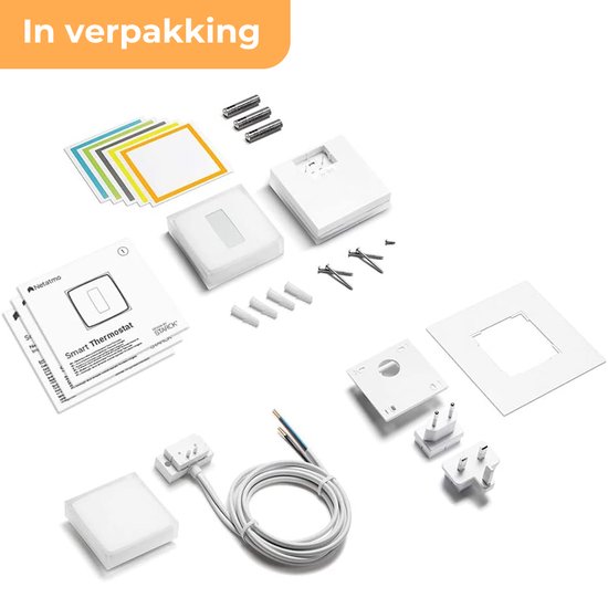 Netatmo Slimme Thermostaat - Smart Thermostaat voor CV - Werkt met Google Home, Alexa & Apple Homekit - Draadloos - Wit