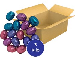 Bonbiance - Chocolade Eitjes - Gevuld Assorti - Doos 3 Kilo