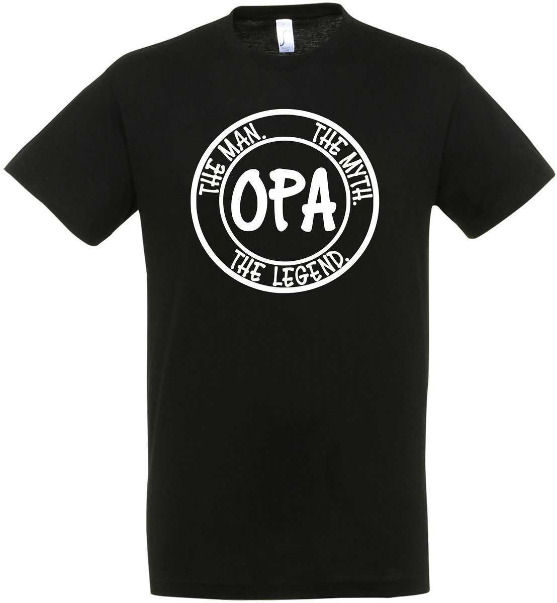 The Man The Myth The Legend OPA T-shirt - Cadeau voor Opa - Beste Opa Cadeau - Opa T-shirt Heren - Verjaardagscadeau Opa - Origineel Cadeau Opa - Maat L