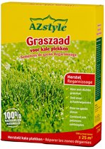 AZstyle Graszaad Herstel - Doorzaaien van Kale Plekken - 500 GR - voor 20 tot 40 m2