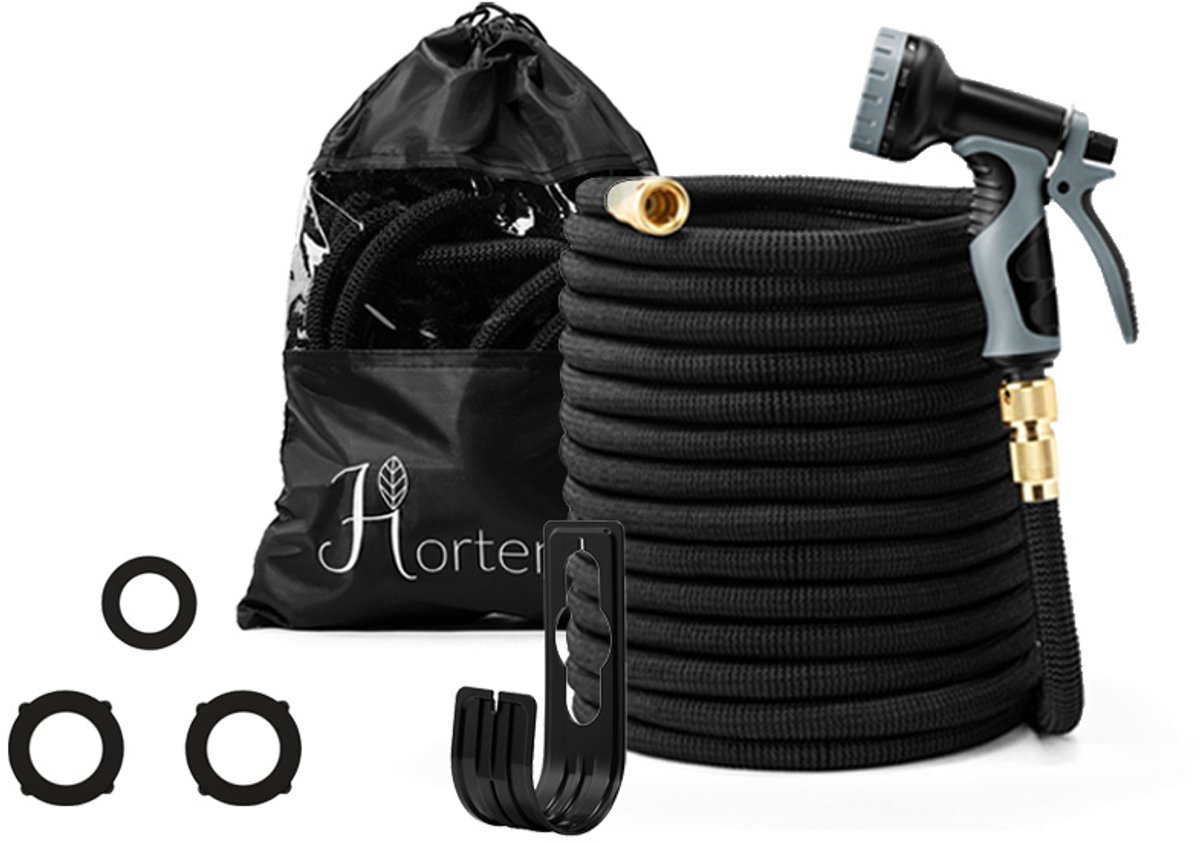 Hortensus - Flexibele uitrekbare tuinslang - 30m