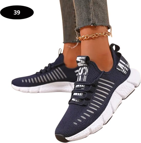 Livano Tennisschoenen - Heren - Dames - Tenniskleding - Indoor - Outdoor - Zeeblauw - Maat 39
