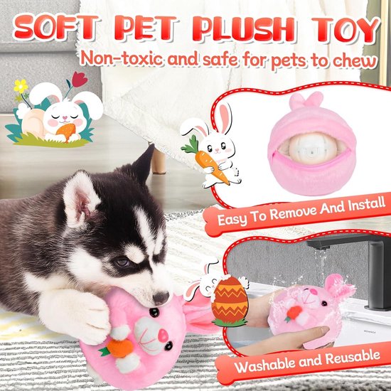 Bikirin Hond Speelgoed, Realistische en Interessante Pluche Elektrisch Fish that Swings (Simulatie Interactief Speelgoed voor Indoor Huisdieren Puppy) Perfect voor Bijten, Kauwen en Schoppen