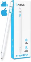 Stylet Active 2 en 1 AVALUE ™ - Stylet Universel Pour Tablette, Ipad, Smartphone - Compatible avec Android, Apple et Windows - Stylet Ipad - Stylet pour Tablette - Wit